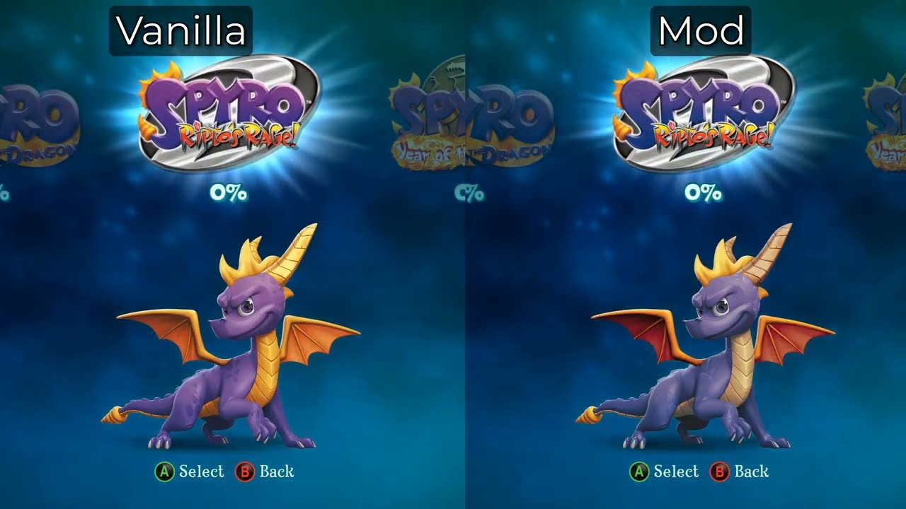 Classic Spyro Colors - Spyro Reignited Trilogy Mods