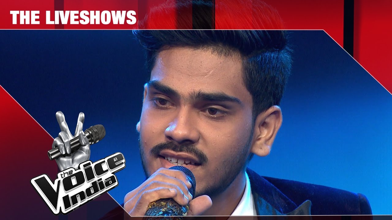 Farhan Sabir - chand mere Dil +Ah Dil Kya Mahfil Hai | The Liveshows | The Voice India S2