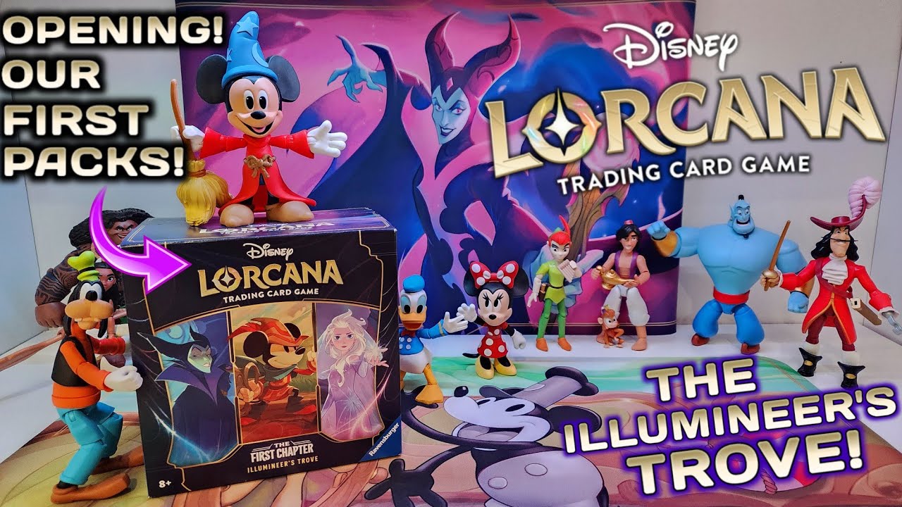 TIME TO OPEN DISNEY LORCANA TCG! Incredible Illumineer's Trove Unboxing!