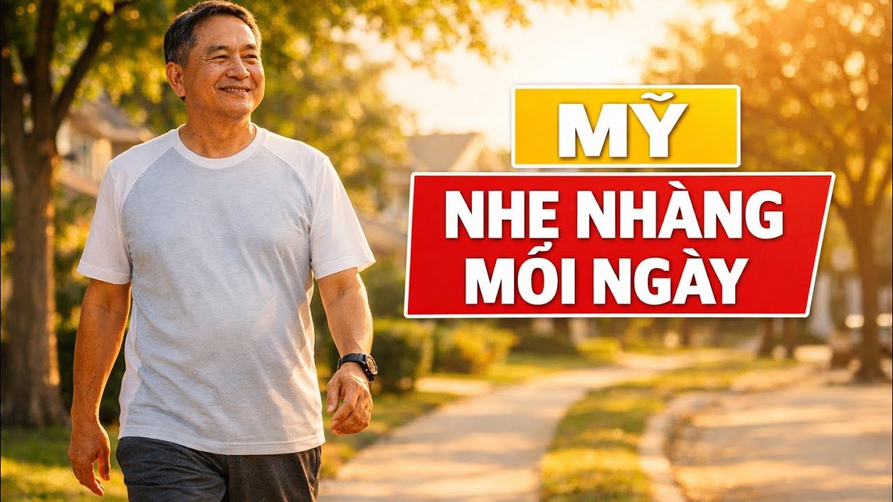 🇺🇸 MỸ – Người Việt Lớn Tuổi Ở Mỹ Giữ Cơ Thể Nhẹ Nhàng Nhờ 2 Thói Quen Quen Thuộc