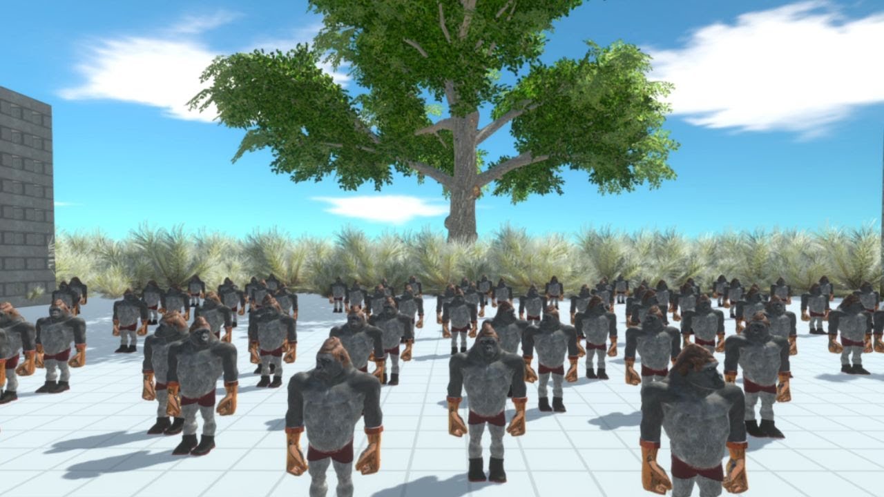 100 WOLVERILLA vs ALL TEAMS Animal Revolt Battle Simulator