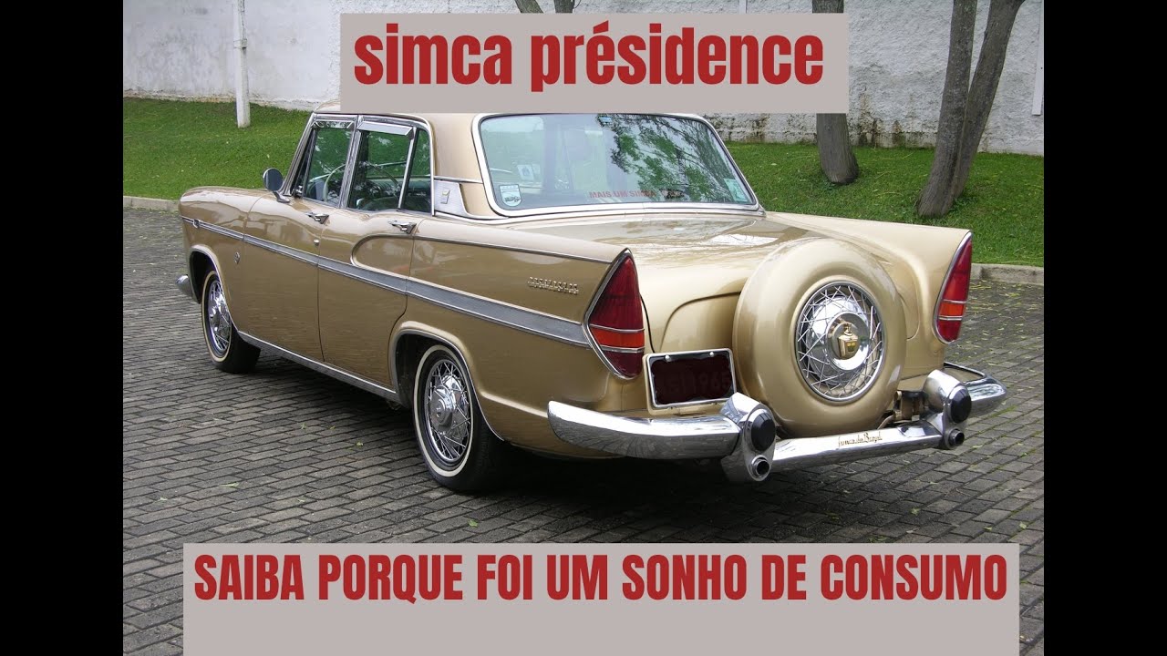 SIMCA CHAMBORD PRÉSIDENCE, CONHEÇA A HISTÓRIA DO CARRO MAIS LUXUOSO DOS ANOS 1960.