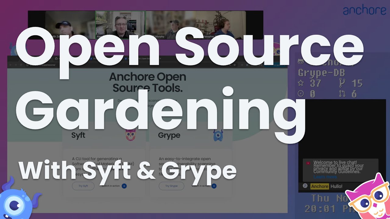 Live SBOM & Security Fixes: Anchore Devs Improve Syft & Grype (February 19th)