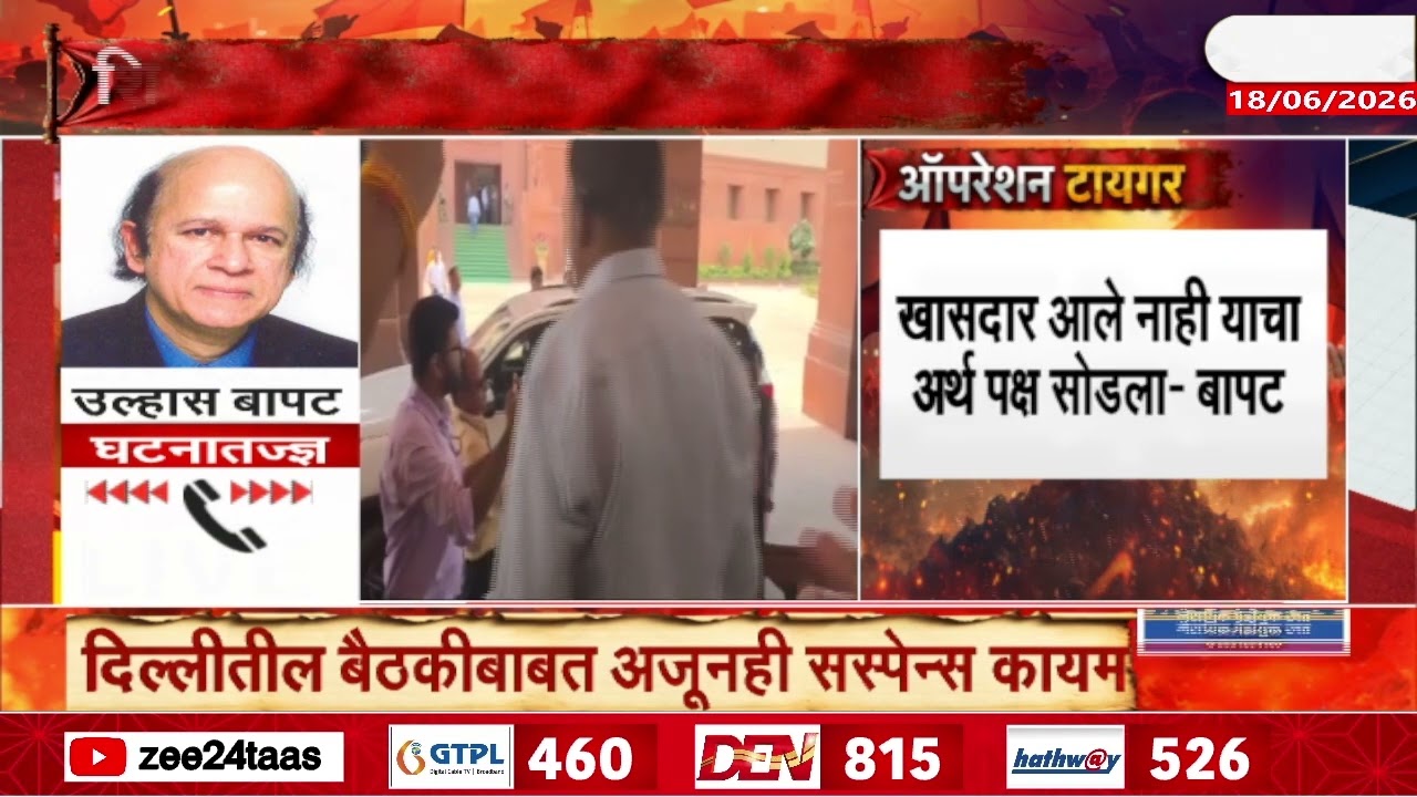 Ulhas Bapat On Shivsena UBT Six MPs Not Attend Meeting | व्हीप बजावूनही ते 6 खासदार अजून आलेच नाही
