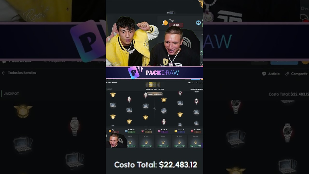 Togi and Stevewilldoit go all in on Packdraw in this insane battle