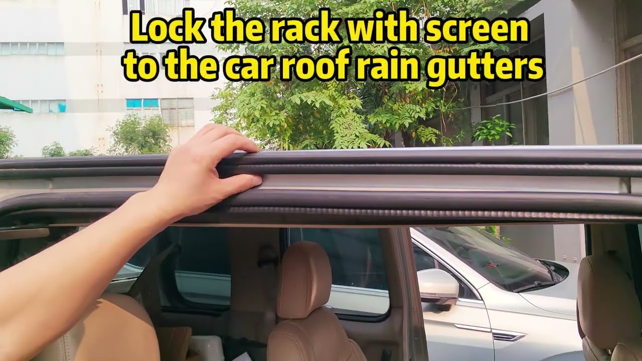 Taxi roof display installation