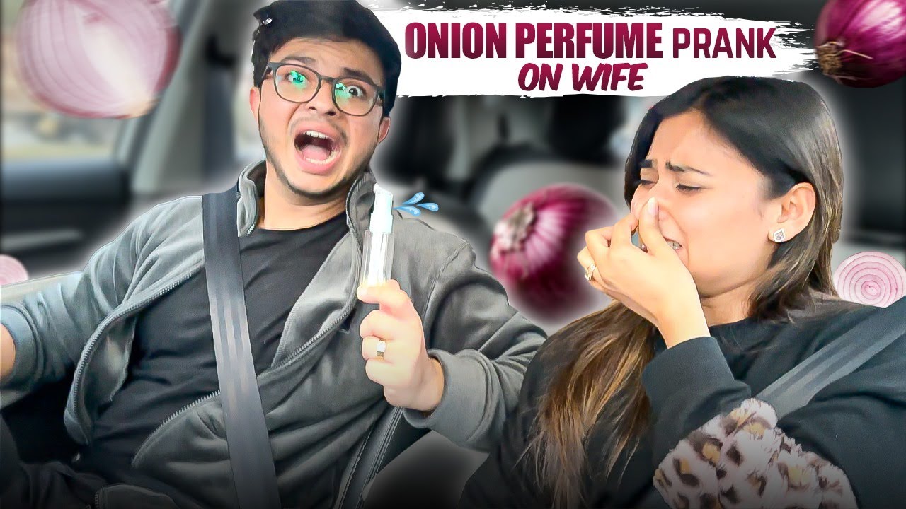 Tried Onion Perfume Prank On My Wife😝| Tanshi Vlogs