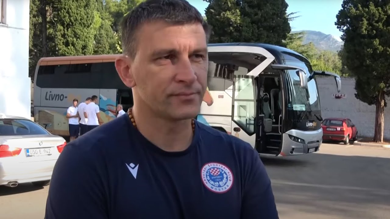 Sergej Jakirović / Najava susreta ŠK Slovan - HŠK Zrinjski
