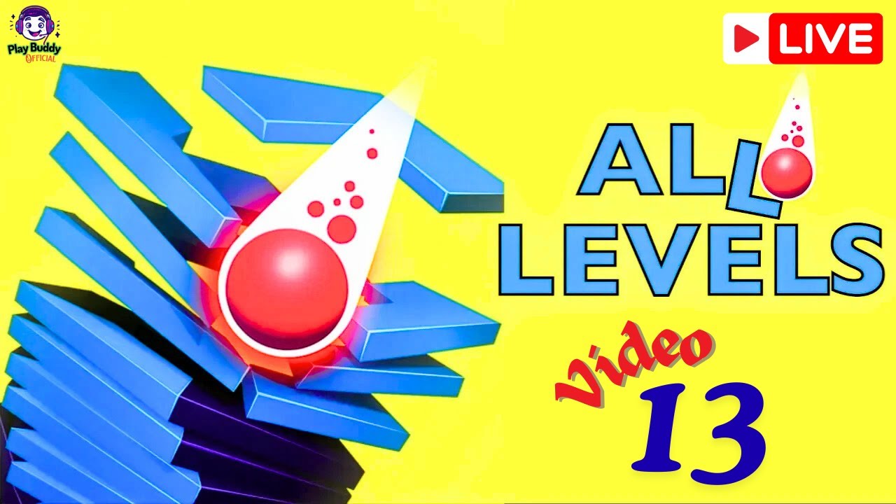 🔴 LIVE | Stack Ball Gameplay 🎮 | Part 13 | Satisfying & Relaxing | Try Not To Blink 😱 | #game