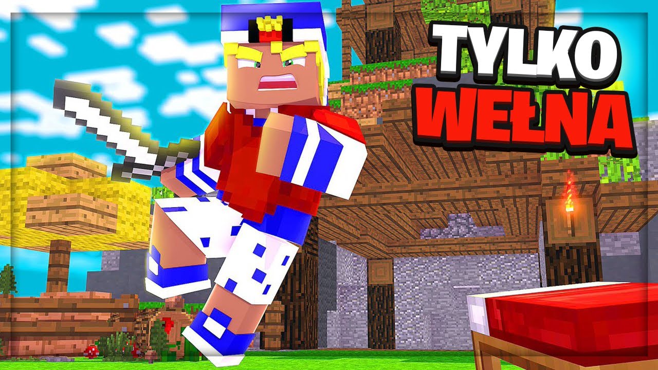 MINECRAFT BEDWARS ALE... MOGĘ UŻYWAĆ TYLKO WEŁNY - DERPMC.PL