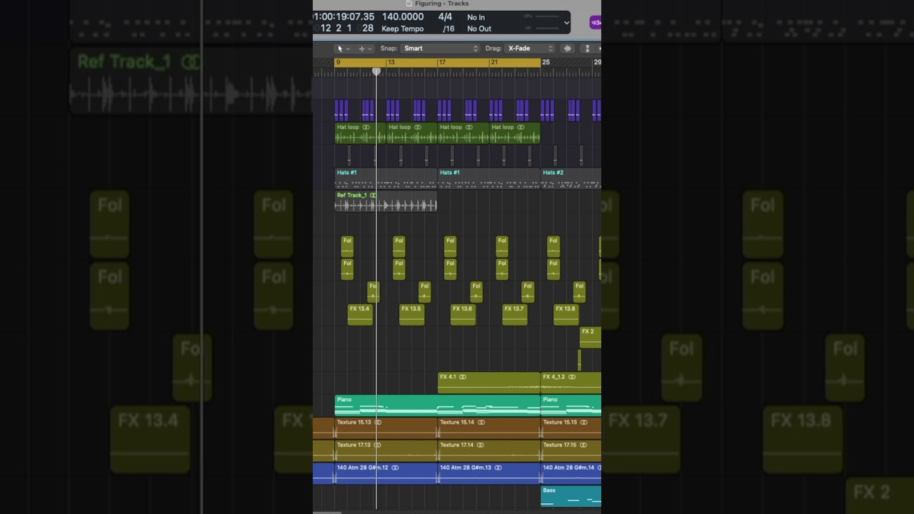How to create track stack? 