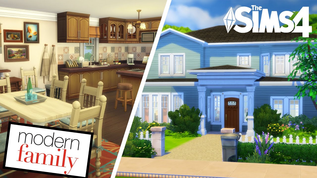 I built the Dunphy House from Modern Family in The Sims 4
