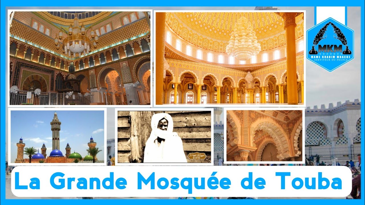 La Grande Mosquée de Touba est la plus grande au Sénégal, l'une des plus grandes mosquées d'Afrique.