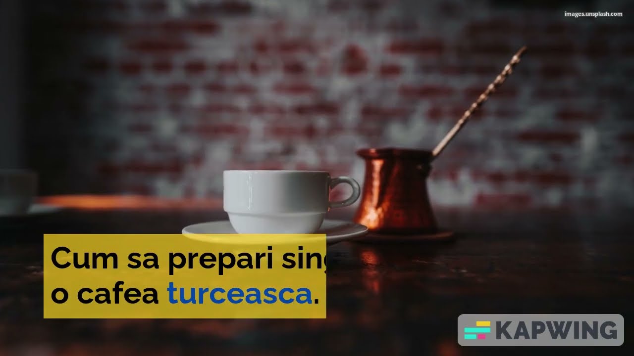 Cum prepari o Cafea Turceasca la Ibric? Simplu, pui #cafea intr-un ibric, adaugi ...