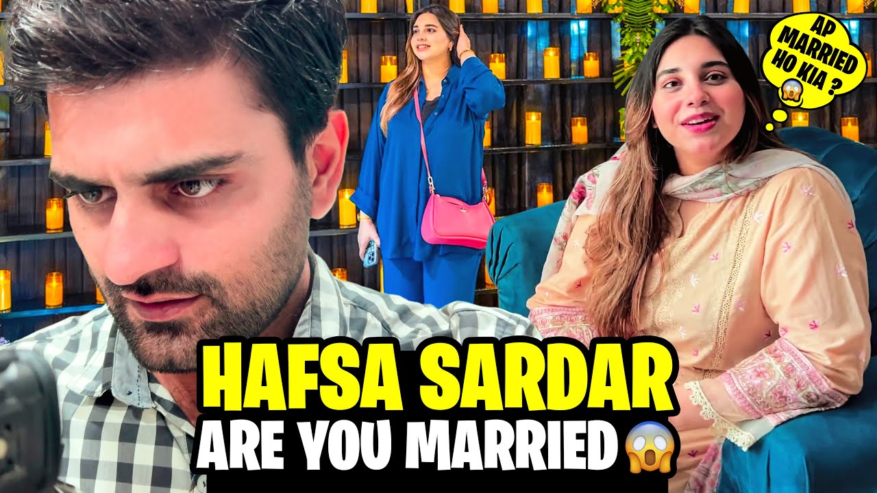 Aap Married Hai Kia 😱 A Shoot Day With Hafsa Afzal Sardar 🥰
