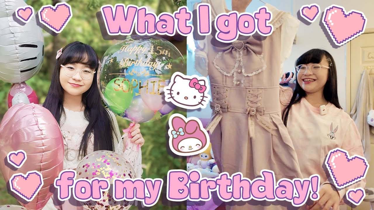 What I got for my Birthday! - Birthday Haul ˚ 𝜗𝜚˚⋆｡☆