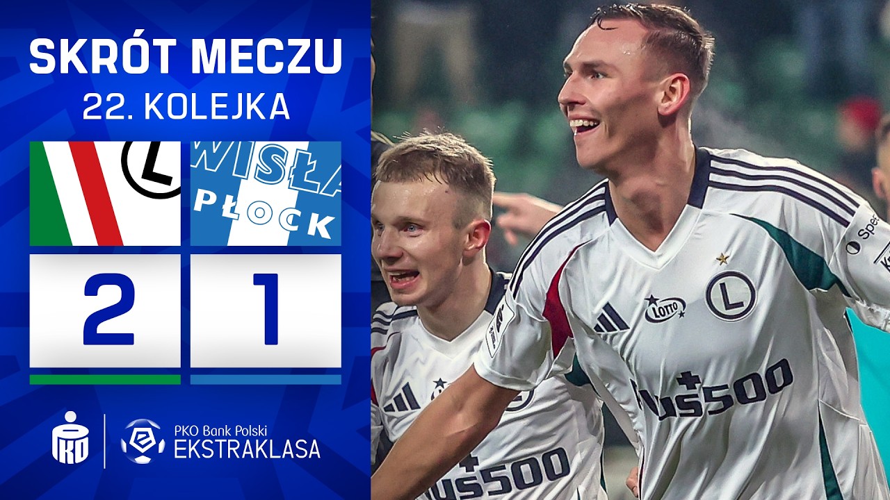 Legia - Wisła | SKRÓT | Wreszcie zwycięstwo! Gol w debiucie Adamskiego! | Ekstraklasa 2025/26