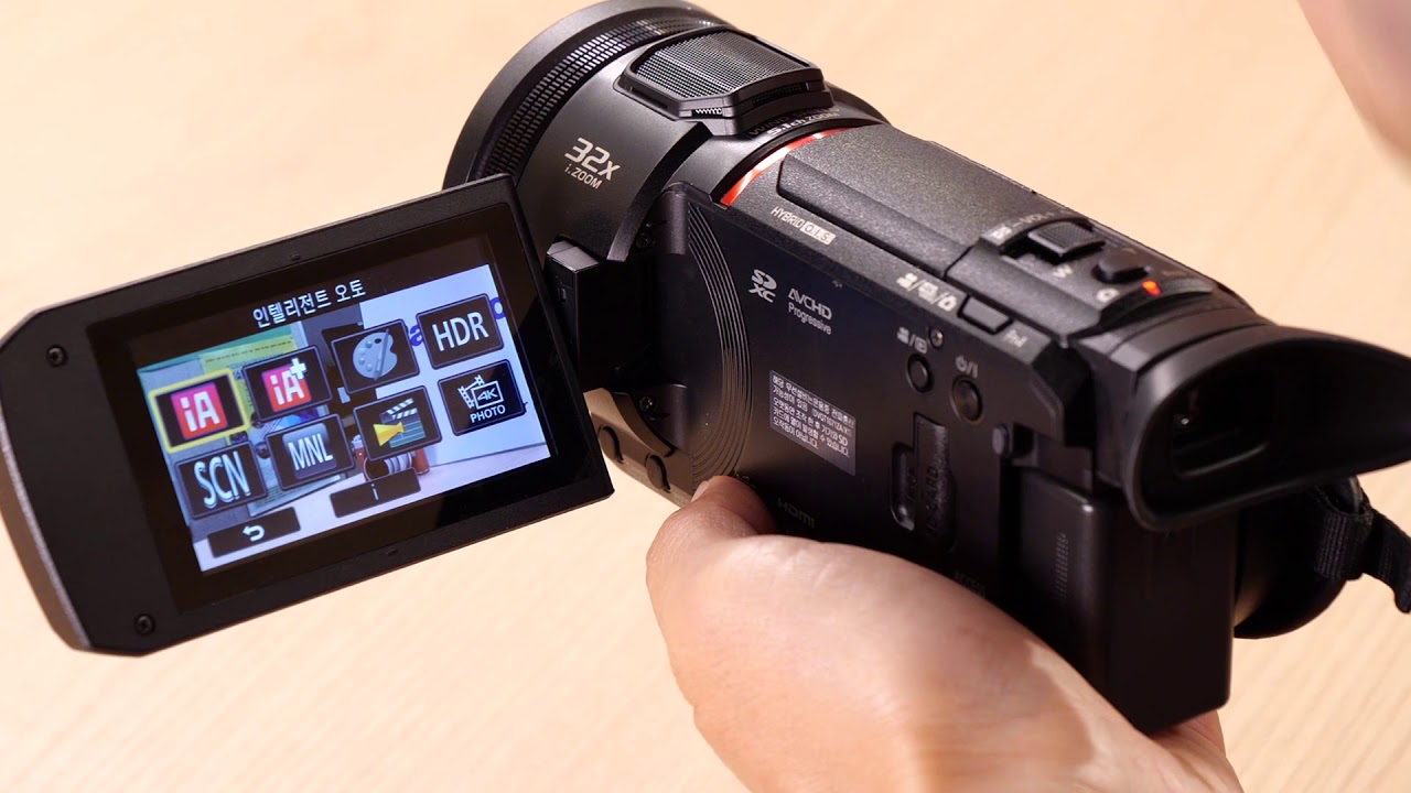 파나소닉 캠코더 조작법 속성안내 , Panasonic HC-VXF1 - 픽프 매거진