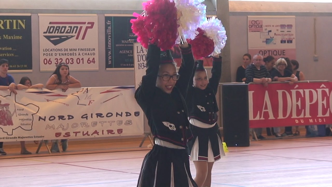 duo cadette pompon championne de FRANCE