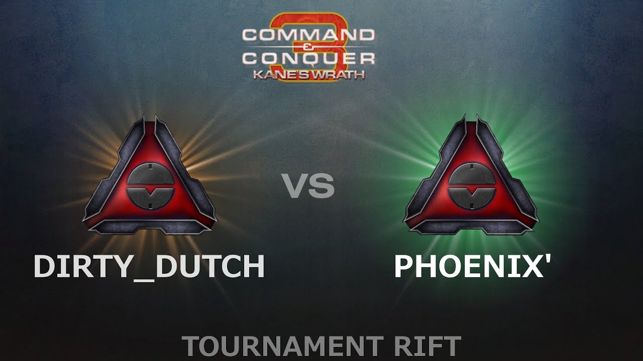 C&C3: Kane's Wrath 1v1 - DirtyDutch (MoK) vs. Phoenix (MoK)