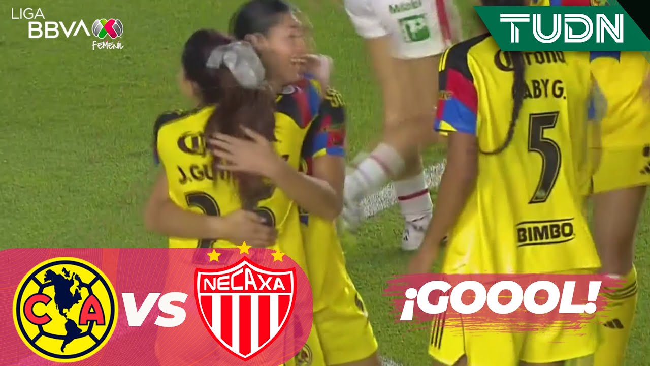 ¡MANITA del América Femenil! | América 5-0 Necaxa | Liga MX Femenil - J3 CL2026 | TUDN