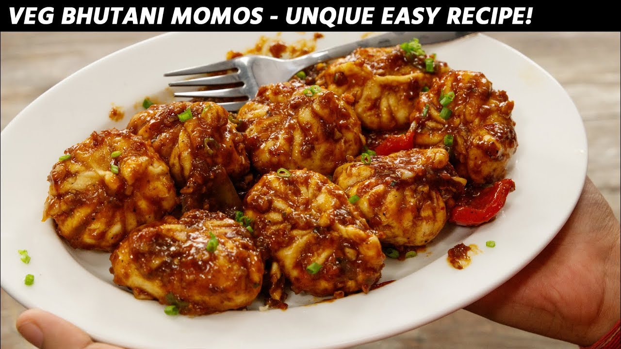 Bhutani Momos Recipe - Veg Coated Gravy Chilli Momo - CookingShooking