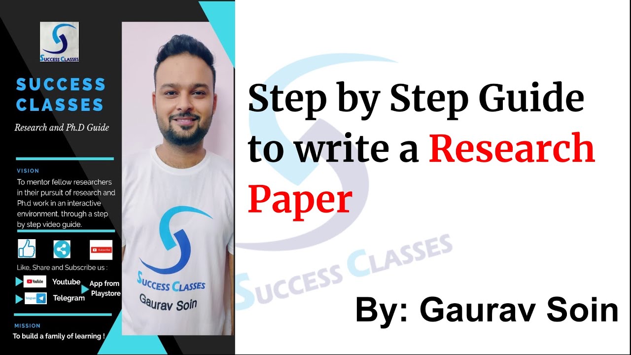Step by Step Guide to write a Research Paper (For Beginners) | PhD | M.Phil.| Research