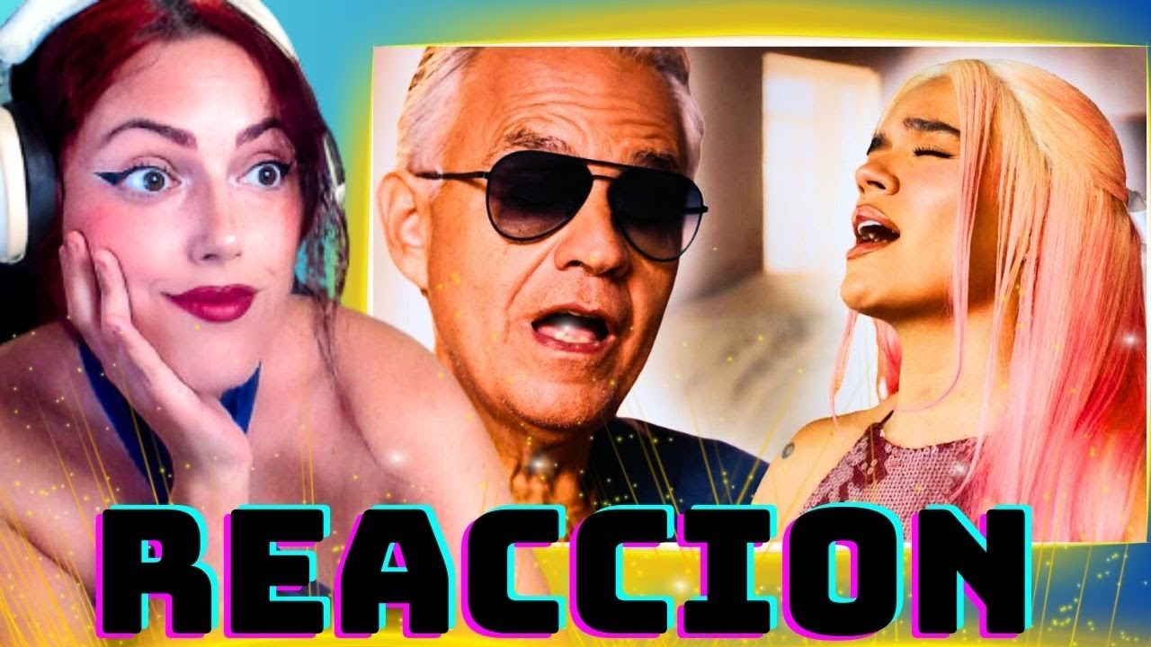 😲¡VAYA SORPRESA!😲ANDREA BOCELLI y KAROL G | VIVO POR ELLA | REACCIÓN