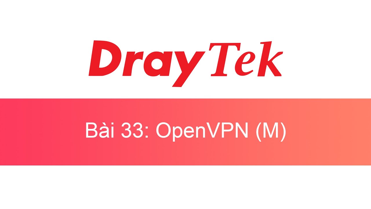 033. VPN Host To Lan OpenVPN Manual Sign (#VHTLOMS) | DrayTek Unofficial