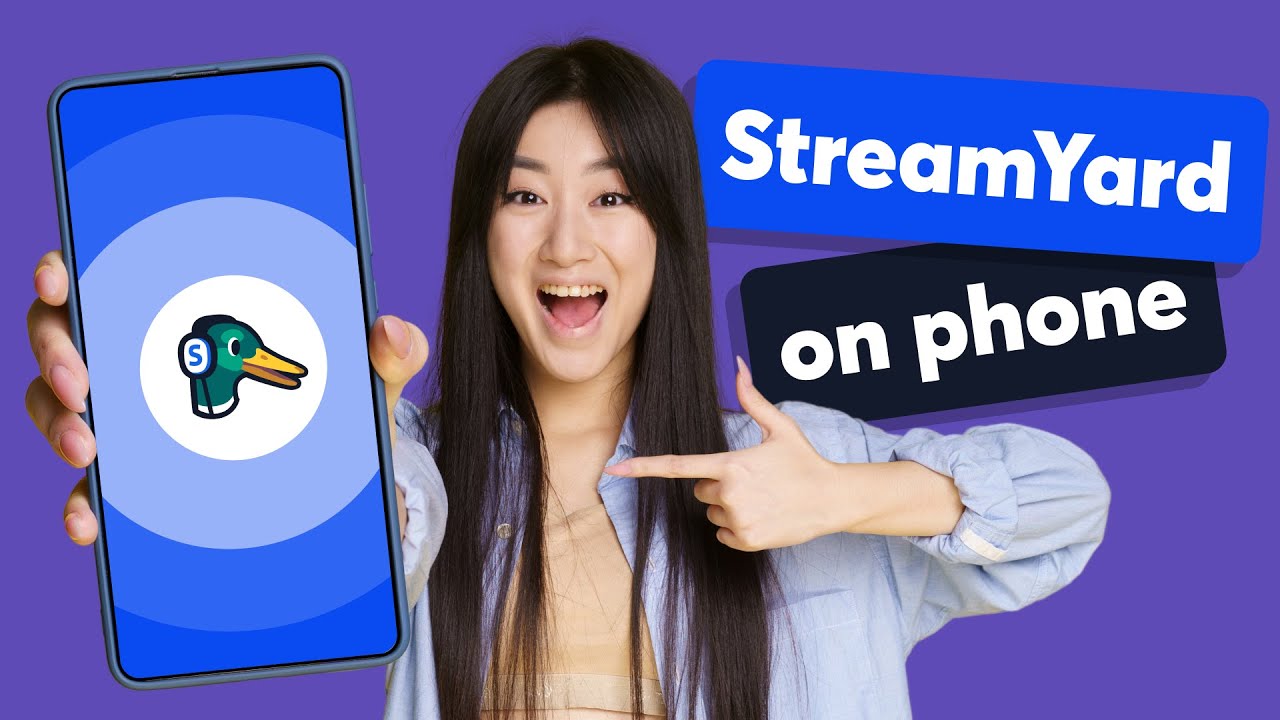 Трансляция в прямом эфире со своего ТЕЛЕФОНА с помощью StreamYard!