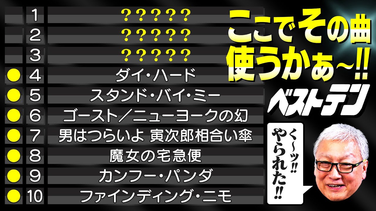 【感動】あの名曲の使い方がパーフェクトな映画ベスト10【ファインディング・ニモ】【ダイ・ハード】【魔女の宅急便】【男はつらいよ】【スタンド・バイ・ミー】