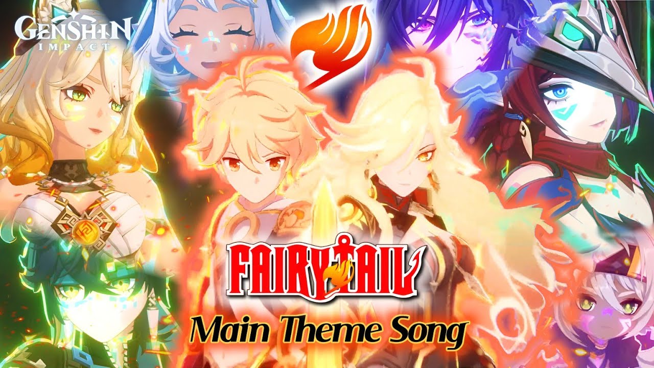 I put Fairy Tail main theme OST on Genshin impact Natlan final battle