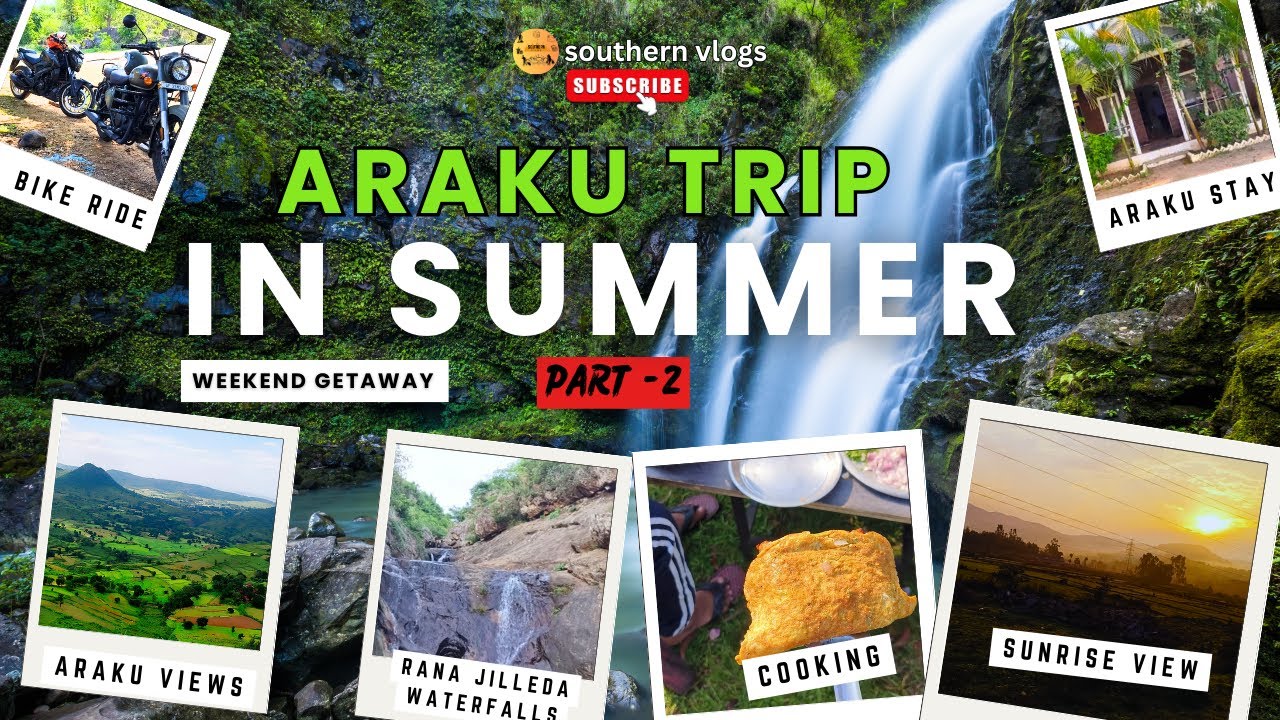 Araku Full Tour Plan| Araku Visiting Place's in Summer | Araku Trip Enjoyment with Friends #trending