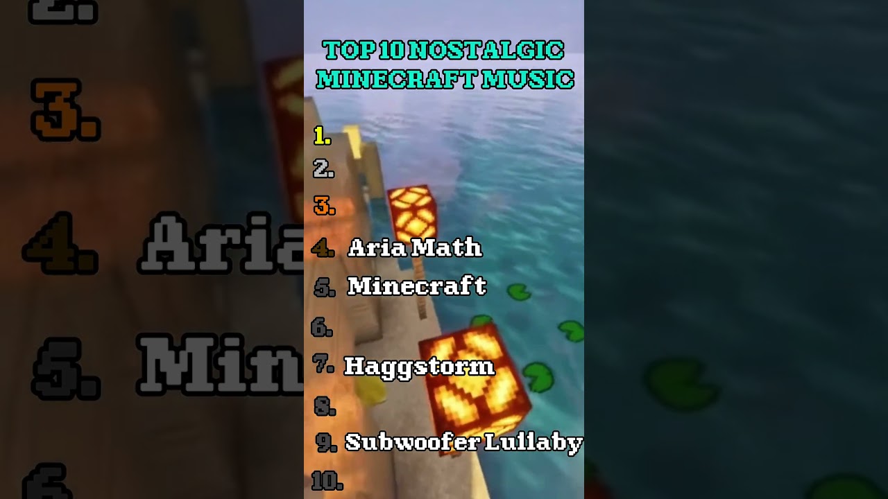 TOP 10 MINECRAFT NOSTALGICK&Yacute;CH HUDEB