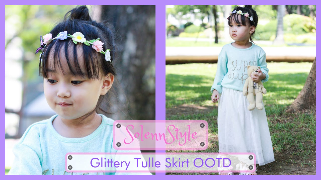 Solenn's Glittery Tulle Skirt OOTD - H&M Kids