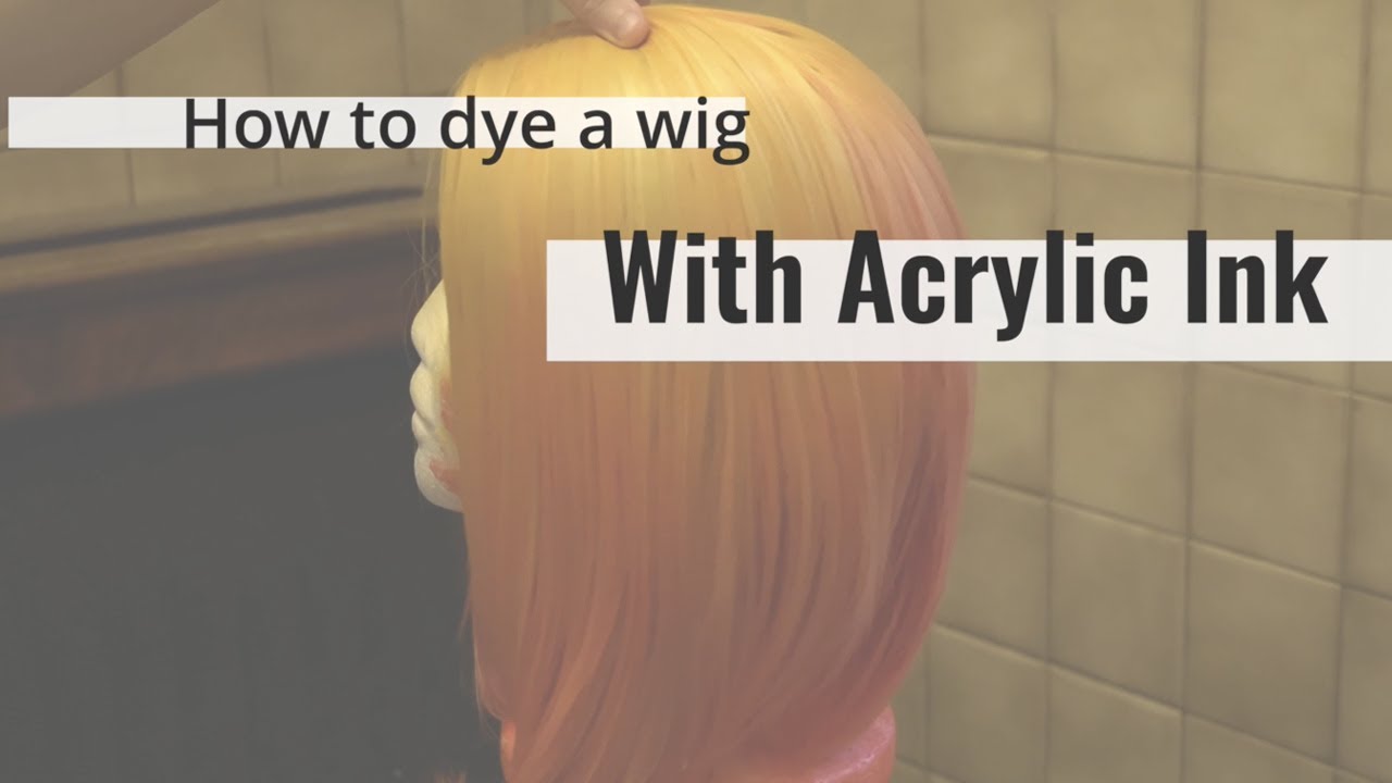 How to Dye a Wig With Acrylic Ink