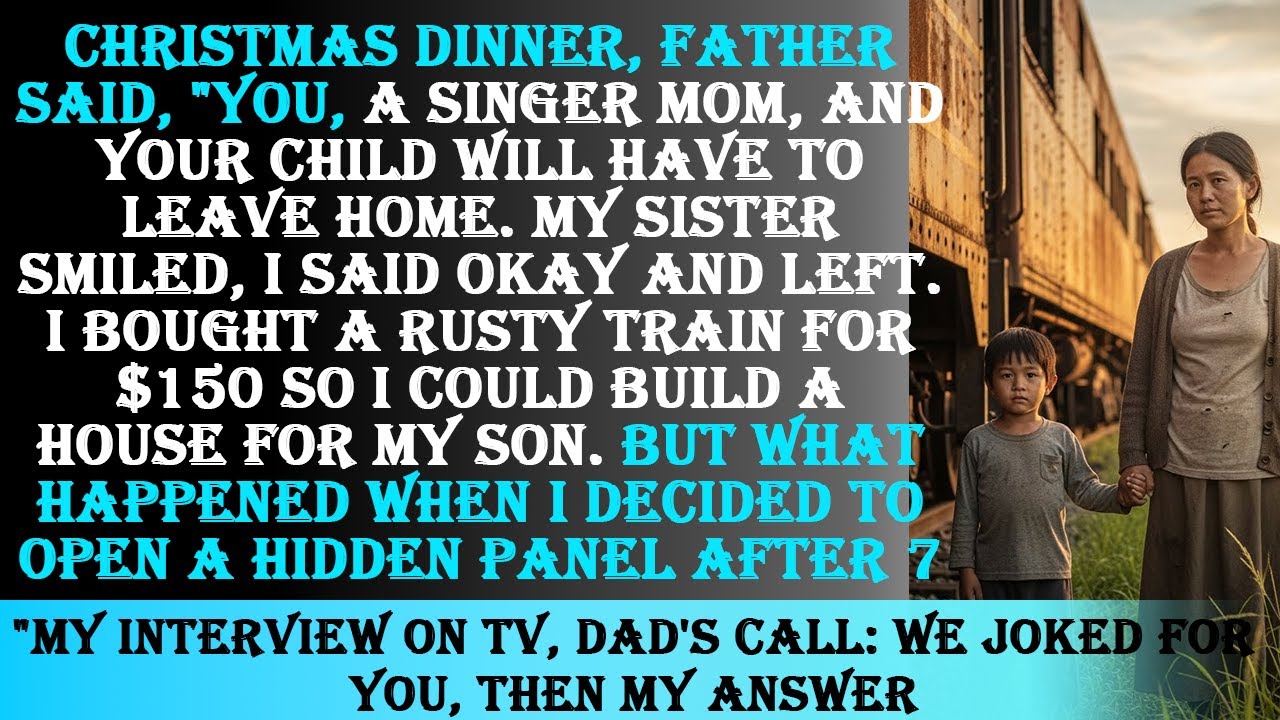 Dad Mocked My Singer Mom and Kicked Me Out—Years Later, I Bought a Rusty Train for $150