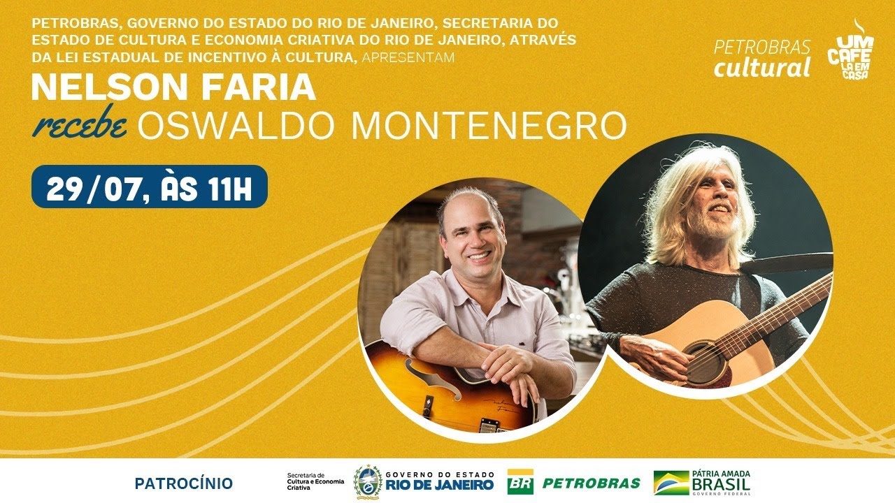 Oswaldo Montenegro e Nelson Faria | Um Café Lá Em Casa