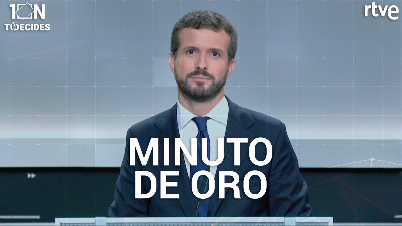 MINUTO DE ORO DE PABLO CASADO | Debate a cinco en RTVE