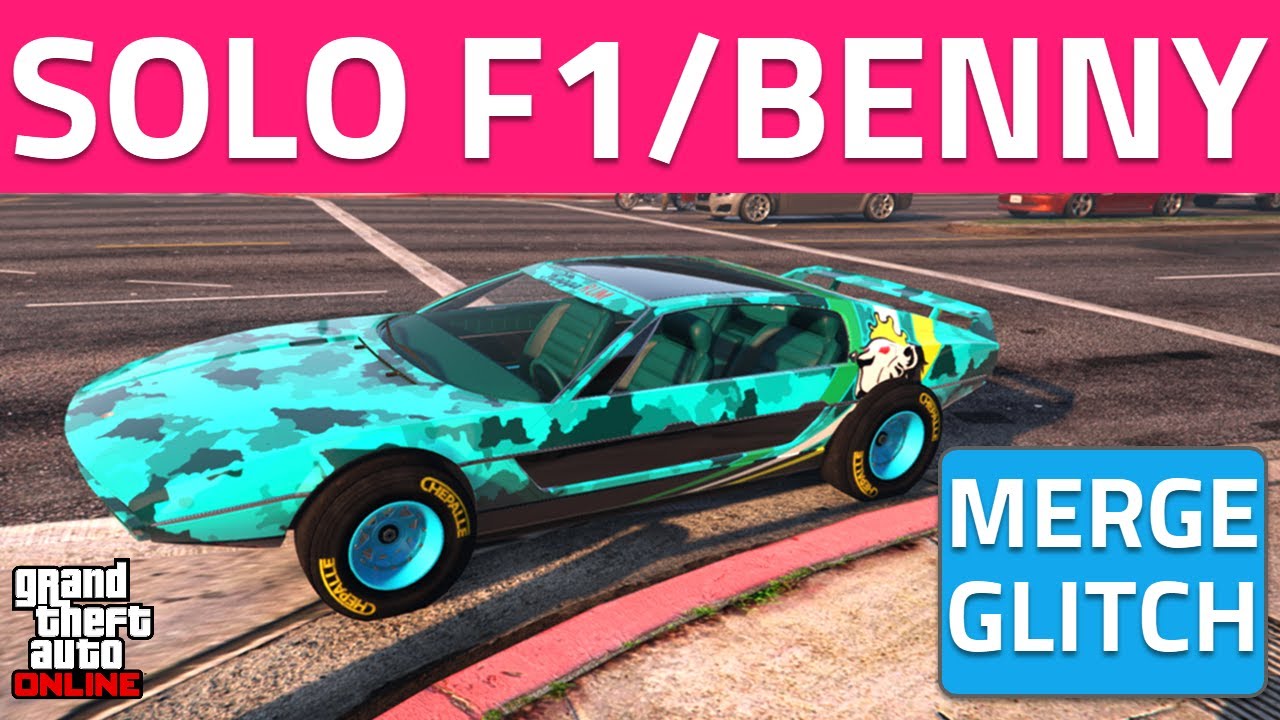 GTA 5 SOLO F1/ BENNY WHEELS Merge Glitch On Any Car To Car - How to Do F1 Rims (Service) PC/Xbox/PS4