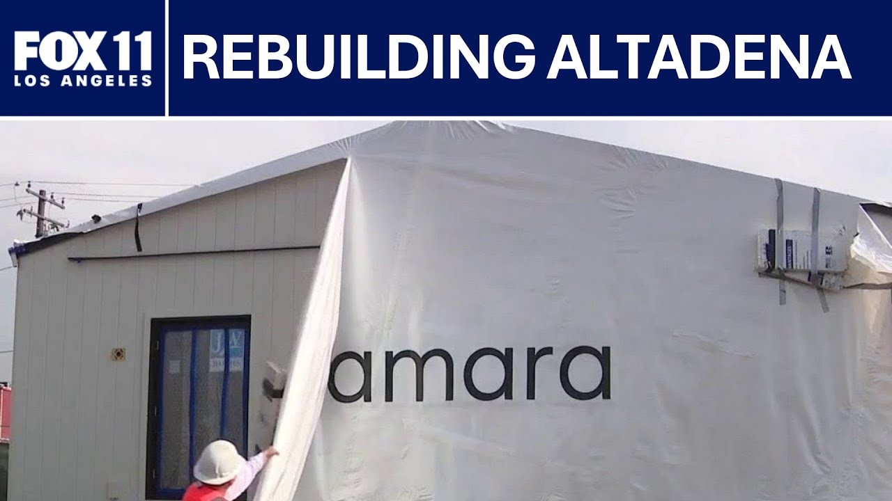 First modular home installed after Eaton Fire | FOX 11 LA