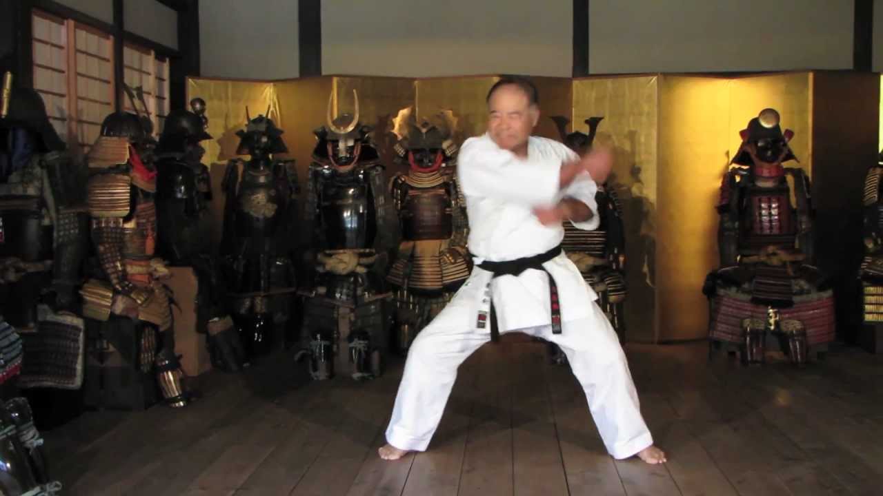 Worlds Karate Legend MORIO HIGAONNA Goju-ryu Master 10th Dan (pt.1)