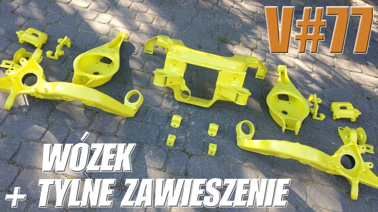 Wzmocnienie mocowań wózka i remont tylnego zawieszenia BMW E36 V#77 