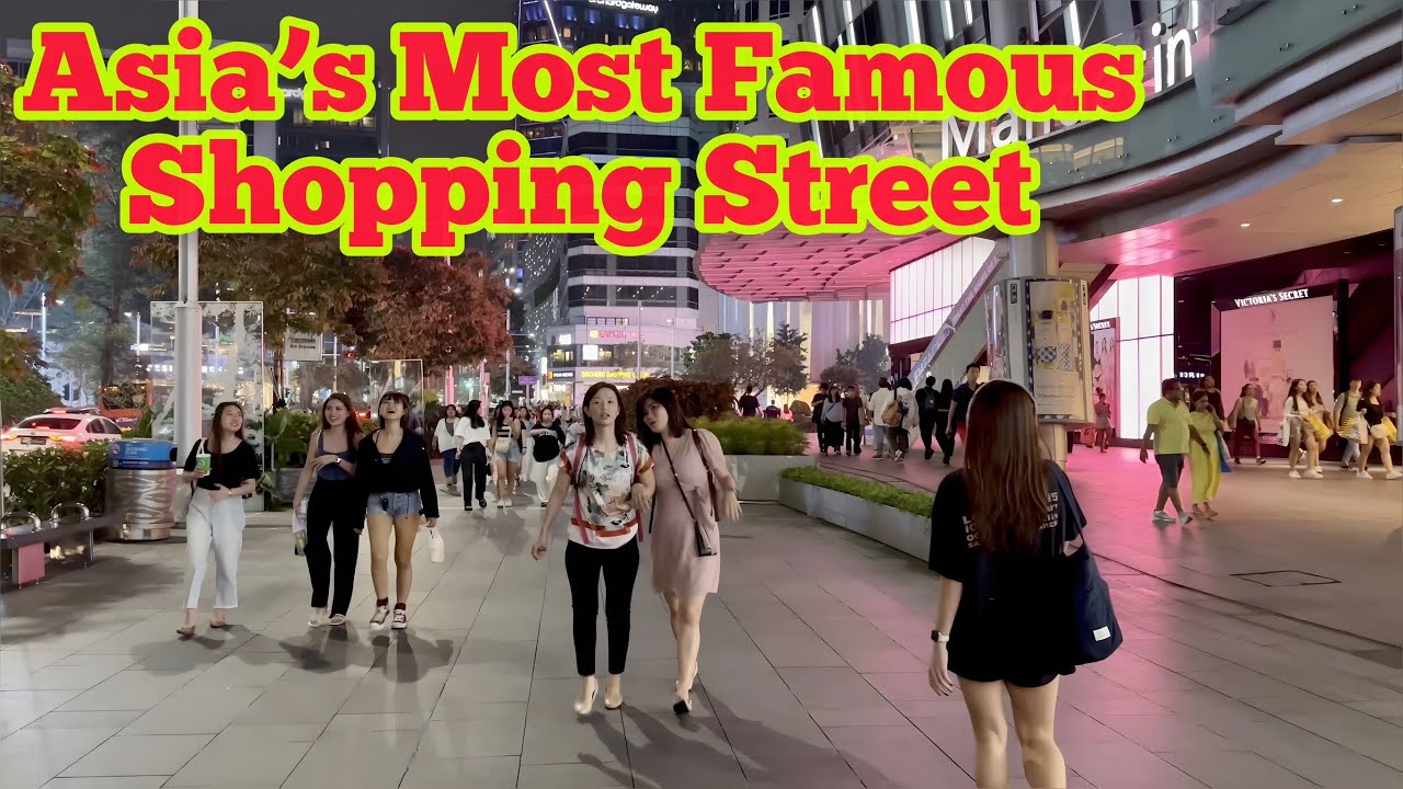 SINGAPORE ORCHARD ROAD WALKING TOUR 4K