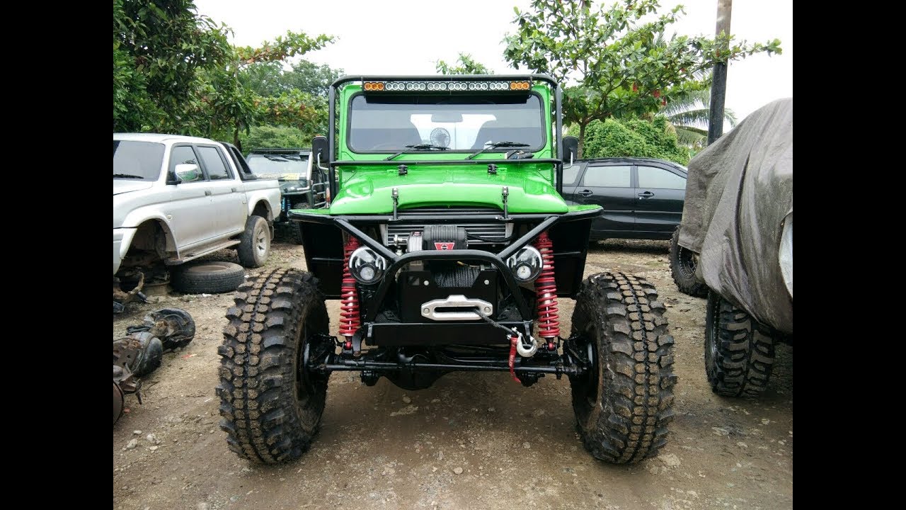 Toyota FJ40 offroad modification with 15 BT engine