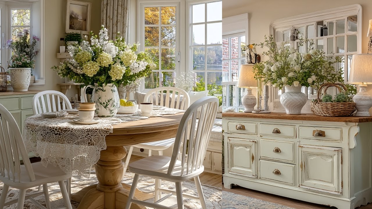 Easy Vintage Cottage Style | Stunning Green & Cream Vintage Decor Renovation You'll Love