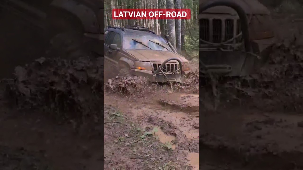Jeep wrangler rubicon, Latvian Off-road покатушки. 
