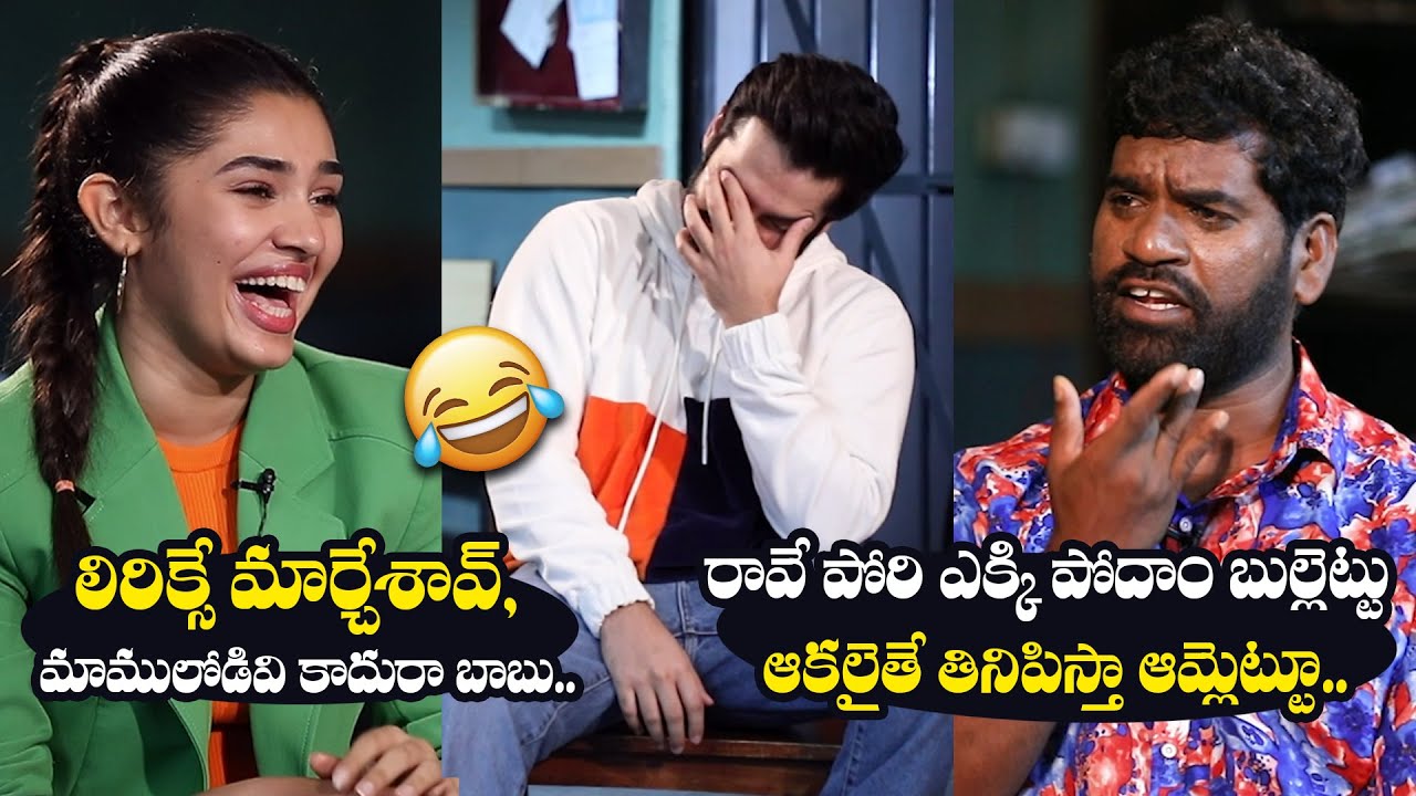 Ram And Krithi Shetty Reaction Towards Bithiri Sathi HILARIOUS Singing Of Bullet Song
