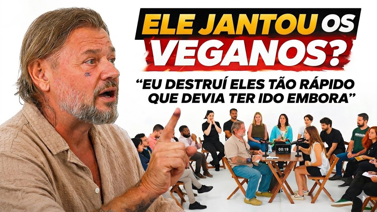 SEM DÓ! Richard Rasmussen reage à sua vitória contra os VEGANOS: 