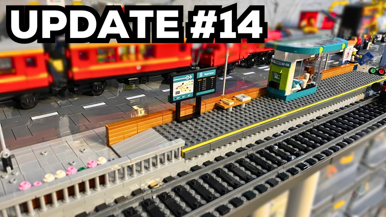 Custom Train Station Platform | Lego City Update #14